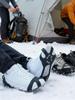 2pcs 10 Steel Studs Climbing Crampons Outdoor Unisex Snow Ice Claw Shoe Cover Anti-Slip Mountaineering Cleats Hiking Shoe Spikes