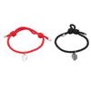 Couple Heart Shaped Pendant Bracelet Exquisite Elegant Magnet Bracelet Jewelry Gift