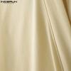 INCERUN Oversized Men Batwing Sleeve Buttons Up Casual Kimono Cardigan Tops