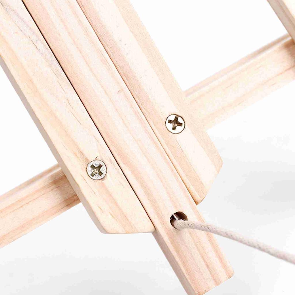 Mini Portable Wooden Art Easel Stand Adjustable Angle Tabletop Painting Easel Display Stand Art Supplies for Children Students Artist Adults