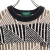 KENZO GOLF 90s Made In Japan Old Geometric Pattern Long Sleeve Sweater Women Used