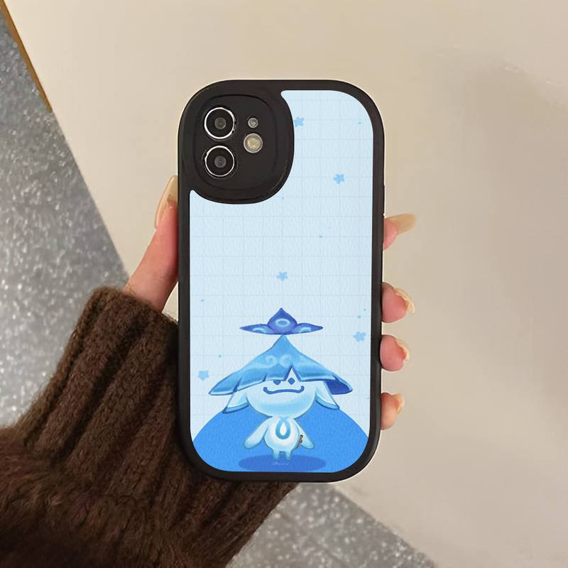 Coque de téléphone en cuir dur Aranara Genshin Impact pour iPhone 13 12 Mini 11 14 Pro Max Xs X Xr 7 8 Plus 6 6s Se 2022 coque en silicone