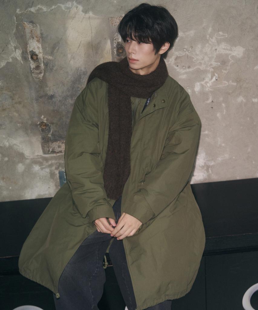 Leathery M-65 Fishtail Oversized Long Parka [2 Colors]