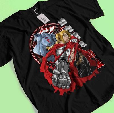 Koszulka Fullmetal Alchemist FMA Brotherhood Edward Elric Alphonse Elric