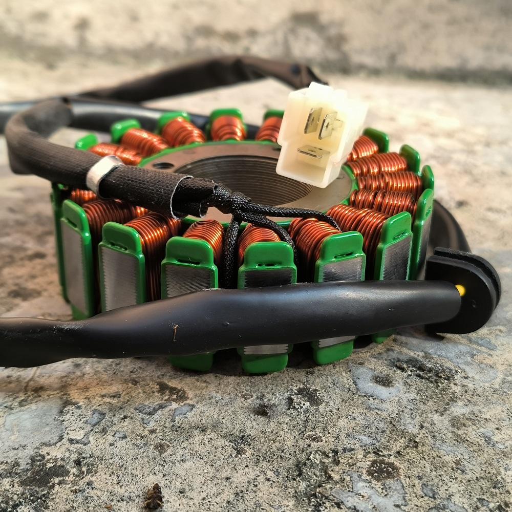 Bobina de estator de motocicleta com 3 pinos para Regal Raptor DD250G-2 DD250E-9 DD250G-3 DD300 DD350