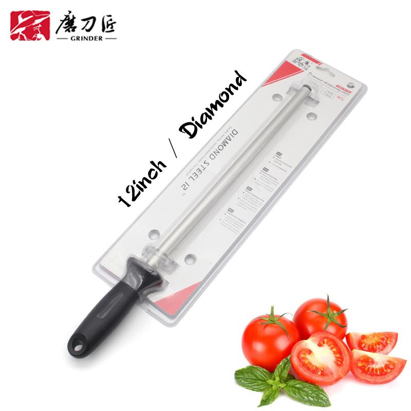 

TAIDEA 12inch Knife Carmic Sharpening rod TG2006 Professional Sharpening steel Kitchen sharpening system knife sharpener tool knife sharpener