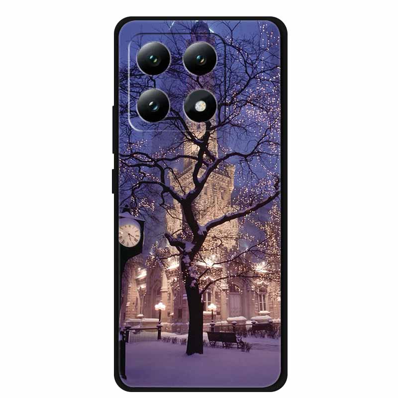 

For Xiaomi 15T 5G Case Colorful Flowers Soft Silicone TPU Back Case For Xiaomi 15T Pro 5G Capa Boho Colorida Anti-Scratch Cover For 15T Pro 5G