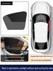 Car Sunshade: Heat-Insulating Side Window Blackout Curtain for Small Car Interiors.