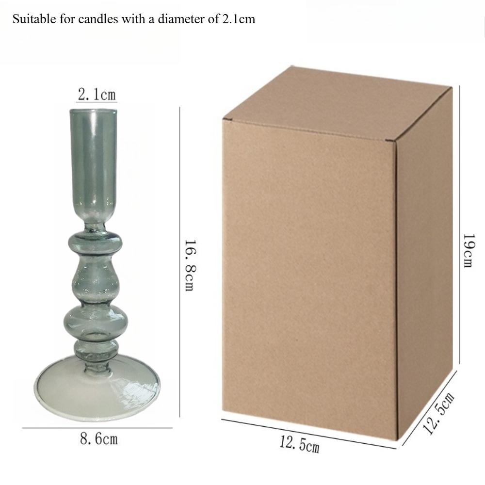 European-style Stained Glass Candlestick Decorations for Home Decoration Wedding Decoration Centerpieces Candlestick Gift