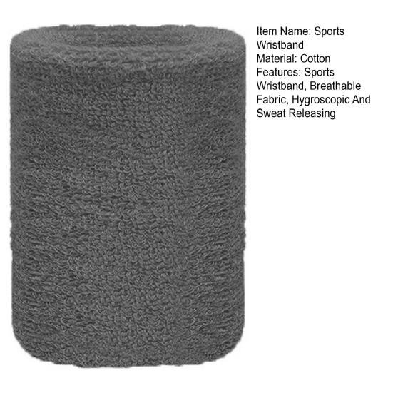 Sports Wristband Breathable Moisture Absorbing Wrist Support Reduces Sprains Wrist Wrap
