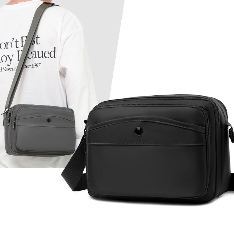 Men's Casual Oxford Cloth Crossbody Backpack for Daily Commute and Sport