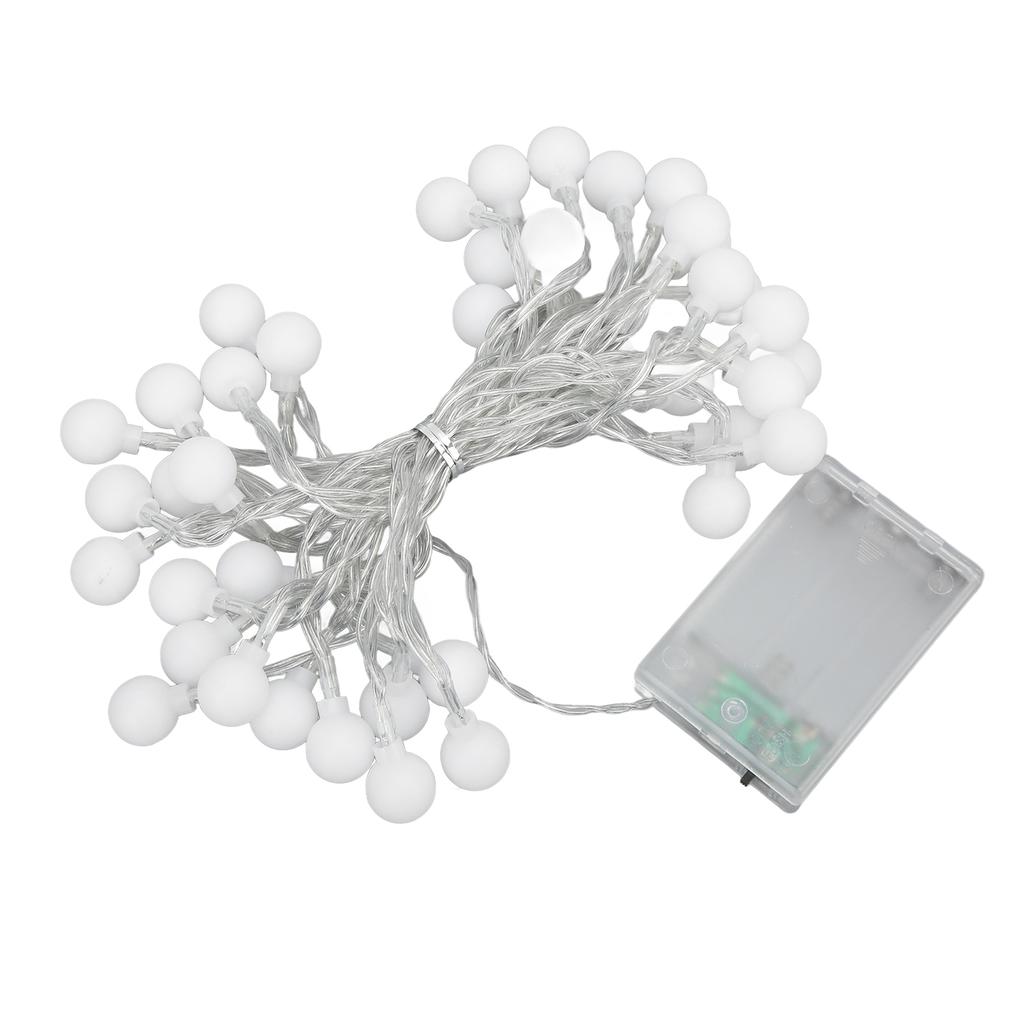 LED String Lights 20ft Waterproof Round String Lights Romantic Ambience Camping String Lights with Two Modes for