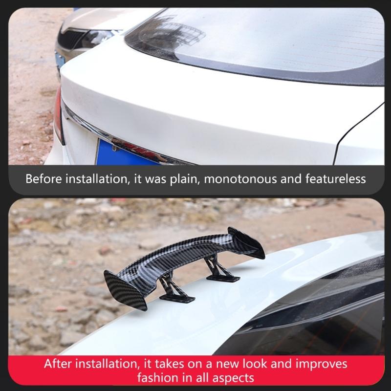 Car Rear Wing Car Spoiler Wing Tail Decoration Tail Wing 9.8in Car Tail Spoiler Wing Auto Accessory