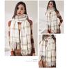 Karierte Schals für Damen, Herbst-Winter-Schals, Pashmina-Tücher und Tücher
