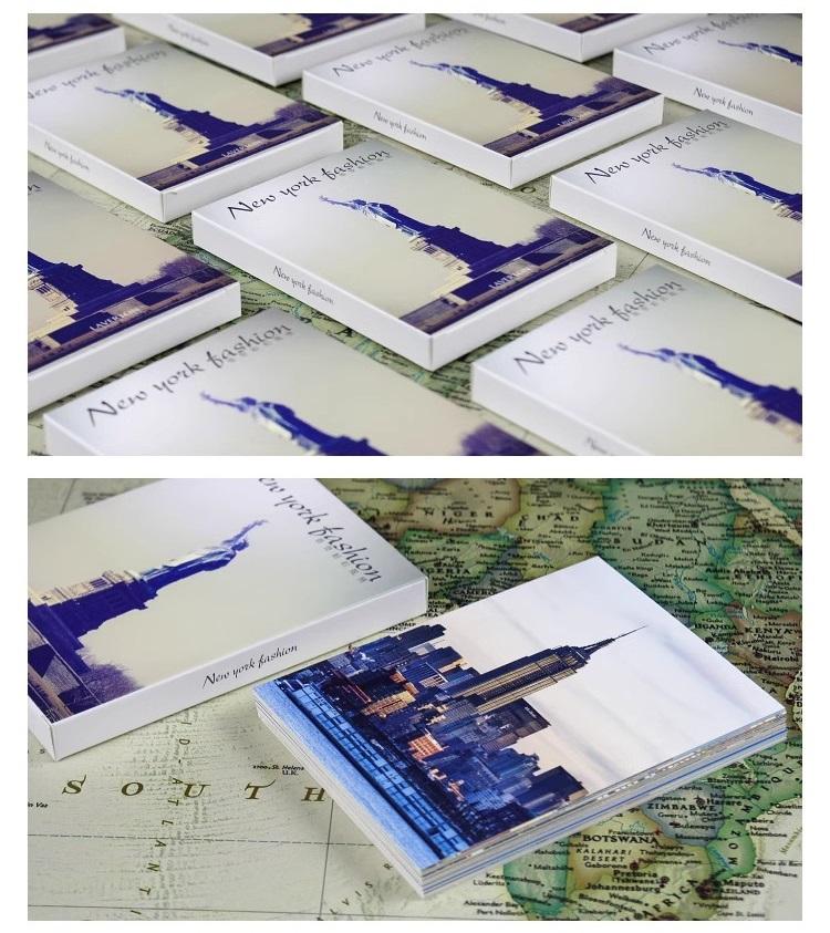 30 Blätter/Los Mach eine Reise nach New York Postkarte INS-Stil Reise Landschaftsfotografie Grußkarten Mode Geschenk