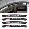 4Pcs Car Wheel Sticker Decal For Toyota GR Sport Gazoo Racing YARiS RZ RC RAV4 C-HR Corolla Prius Harrier Camry Prado Highlander