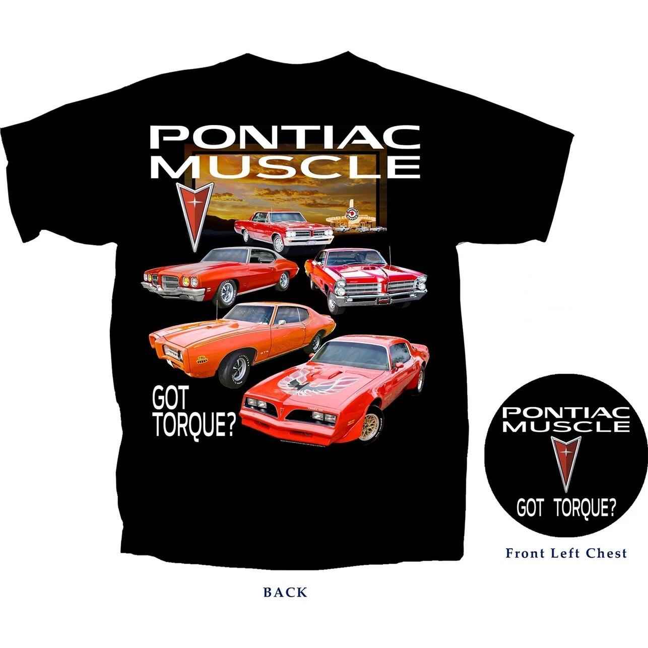 Joe Blow T s Pontiac Muscle Got Torque? Men s T-Shirt GTO Firebird Trans Am XL