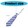 Boys Girls Cute Bear Pearls Chain Striped Necktie Children School Uniform Adjustable Pre Tied Ties for Wedding Parties