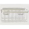 Stainless Steel Sponge Holder Suction Cup Sink Rack Kitchen Organizer for Sponge Brushes