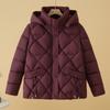 Hodo Women's Short Hooded Padded Jacket