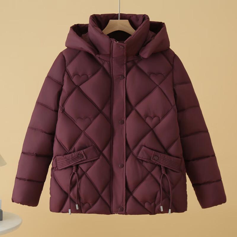 Hodo Women's Short Hooded Padded Jacket
