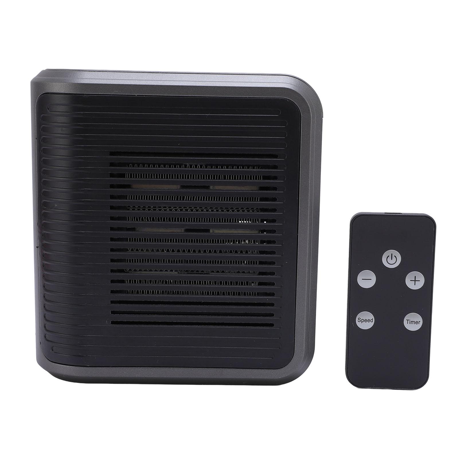 

800W Portable Heater Multifunctional Touch Timing Remote Control Wall Mount Electric Space Heater EU Plug