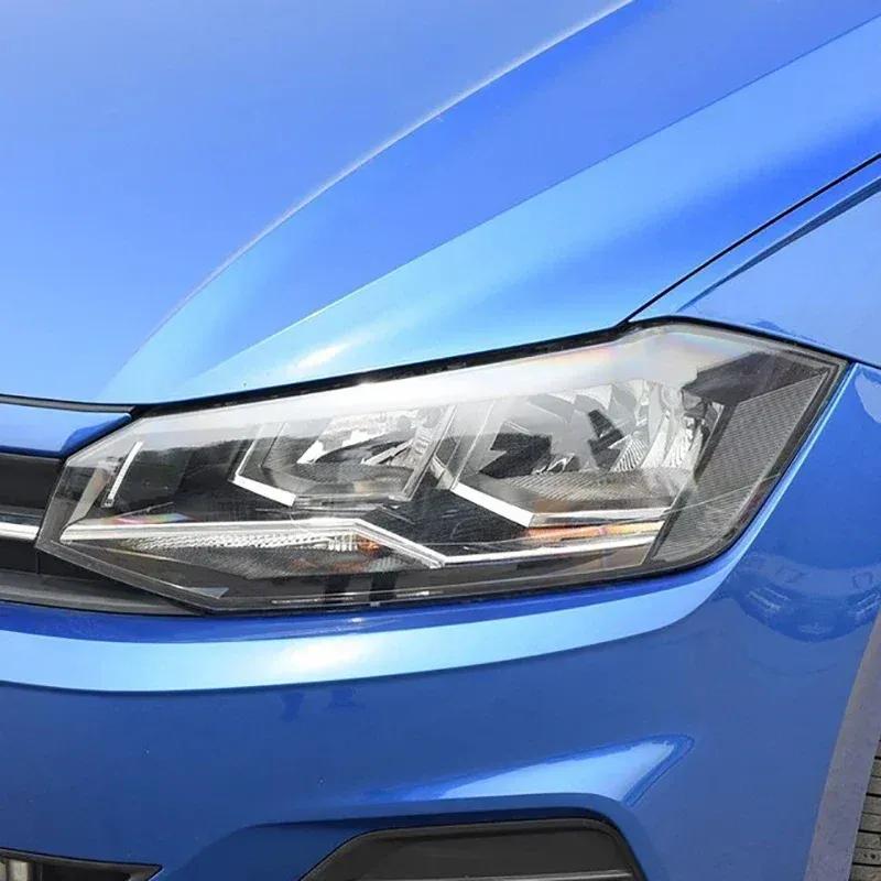 For Volkswagen VW POLO 2018 Car Exterior Headlight Anti-scratch Front Lamp Tint TPU Protective Film Cover Accessories Sticker