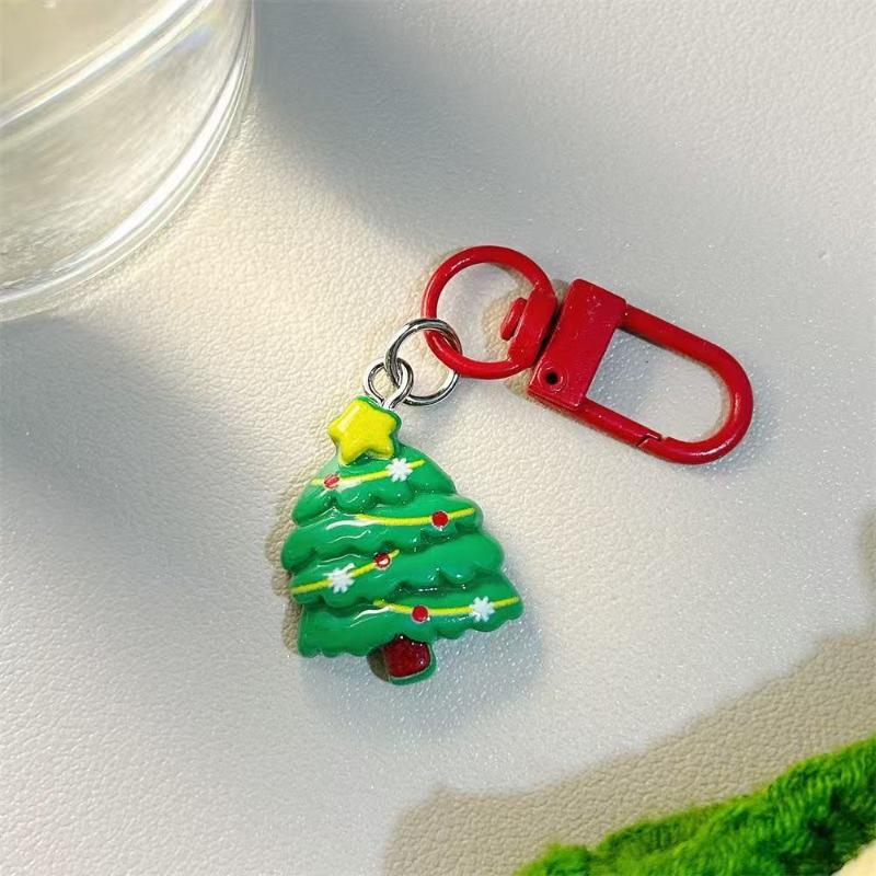 1ks Kreativní sob Santa Claus Sněhulák Vánoční stromek Přívěsek na batoh Roztomilá vánoční klíčenka Stylové vánoční dárky pro přítele