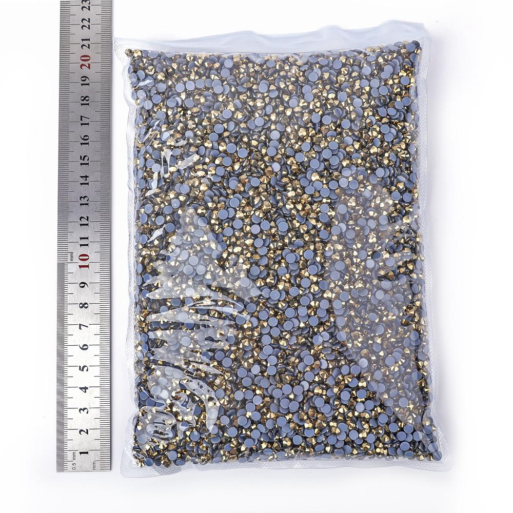 Weichen Imitation Austrian Hot Diamond Big Bag, Grid Glue Glass Rhinestone Hot Melt Glue Bottom Drill Clothing Accessories