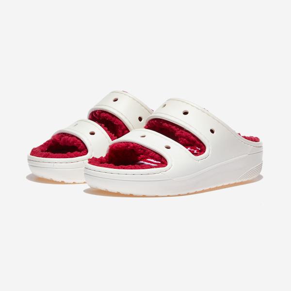 Crocs Classic Cozy Holiday Sweater Slides-CRS209227