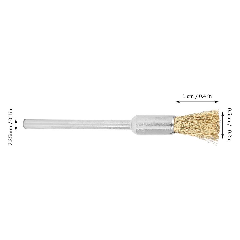 5pcs Mini Size Nail Drill Bit Cleaning Brush Nail Drill Bit Cleaner Daily Tool Cleaning Work