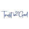 Trust In God Mirror Decal, Car Decals For Women, Faith Mirror Decal, Cute Vinyl Decal, Christian Car Mirror Decal, Religious Car