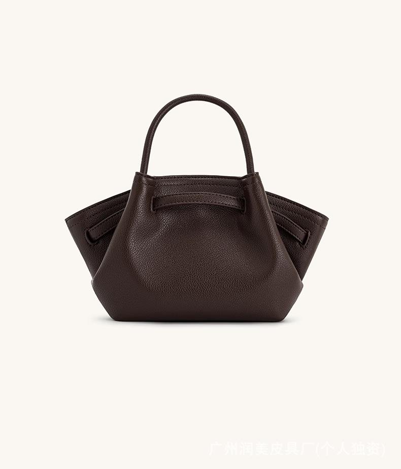 JWPEI 2025 Dumpling Handbag: Genuine Leather Tote & Crossbody Bag, Available In Large & Small Sizes for Women.