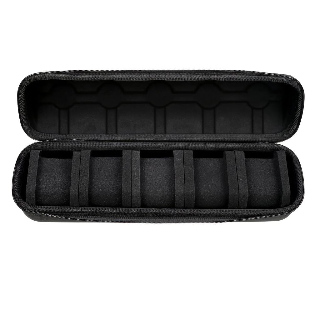 5 Fächer Hartschalen Uhrenaufbewahrungsbox, Tragekoffer, Display-Organizer, Uhrenbox Halter Vitrine