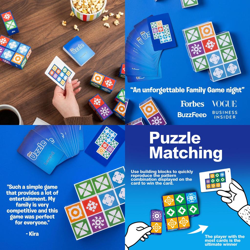 Exciting Uzzle Spatial Logic Thinking Board Game For Family Interactive Playtime