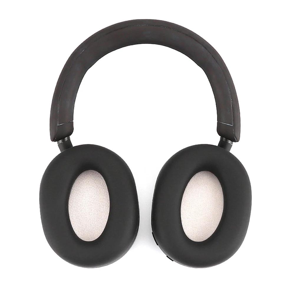 2PCS Silicone Earpad Covers Headphone Cushion Covers Replacement Washable Noise Reduction for Sony WH-1000XM5 Earphone