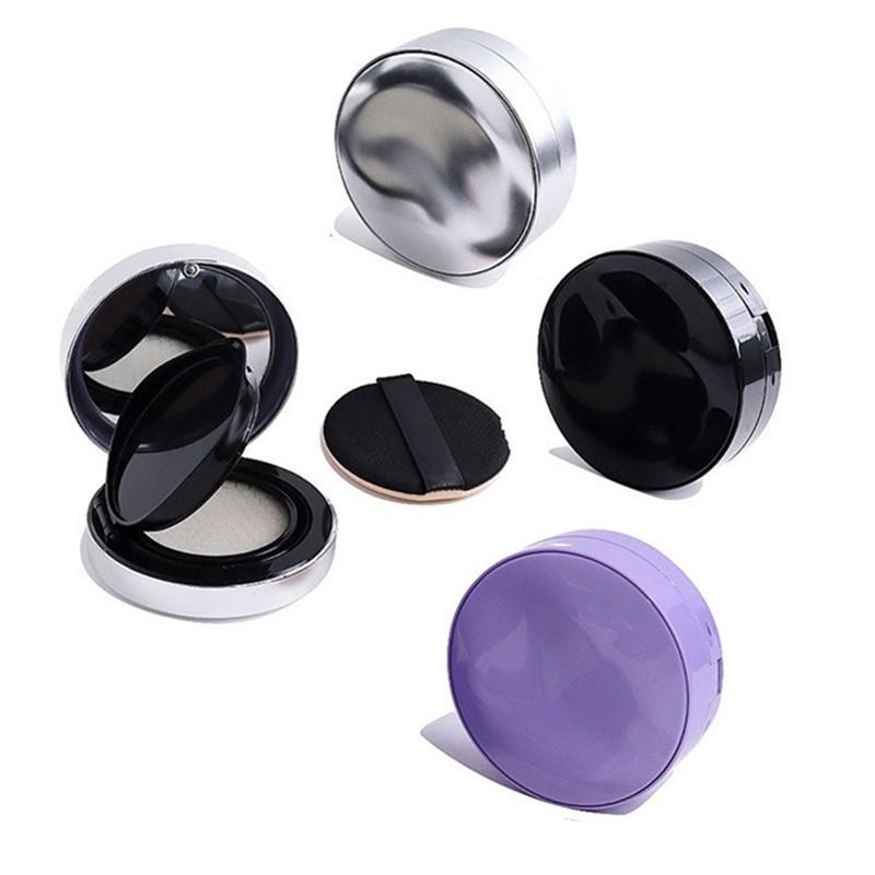 13g Empty Air Cushion Compact – Portable Case with Mirror and Sponge for BB Cream or Foundation