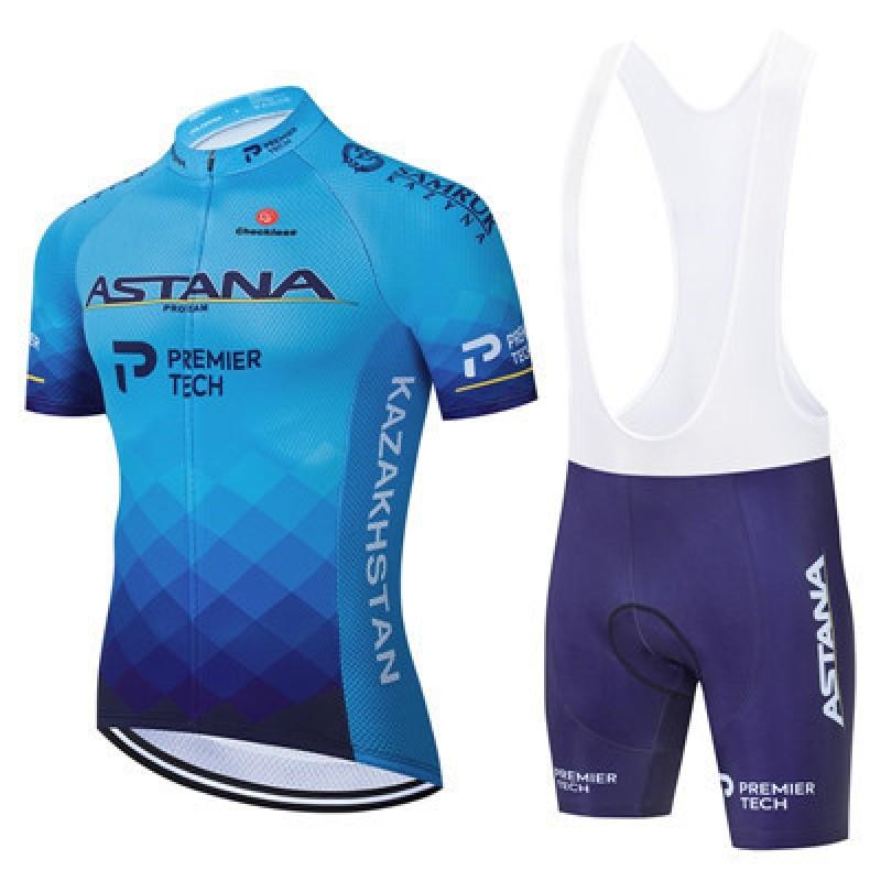 Mens Cycling Jersey Set Short Sleeve Breathable Road Bike Apparel Outdoor Sport Wear