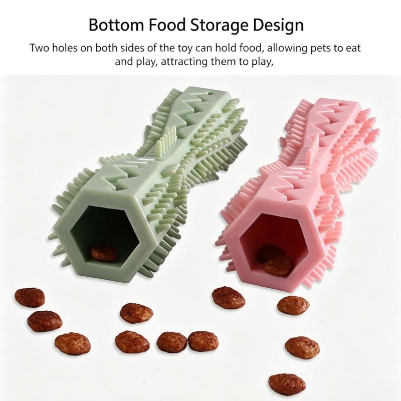Interactive Stick Pet Chew Toy For Dog Rubber Chewproof Design Support Teeth Hygiene Mental Stimulation Teeth Cleaning