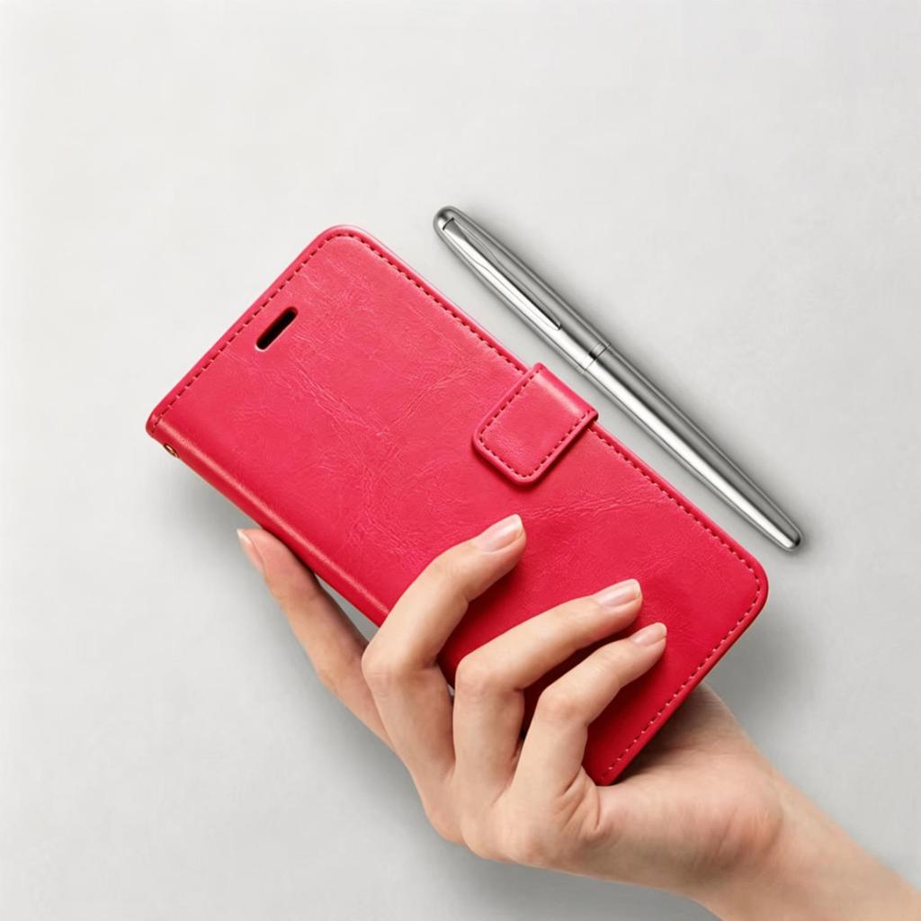 Applicable OPPOREALMEQ1 mobile phone case V11 Crazy Horse pattern protective case True Me 11PRO retro clamshell C11