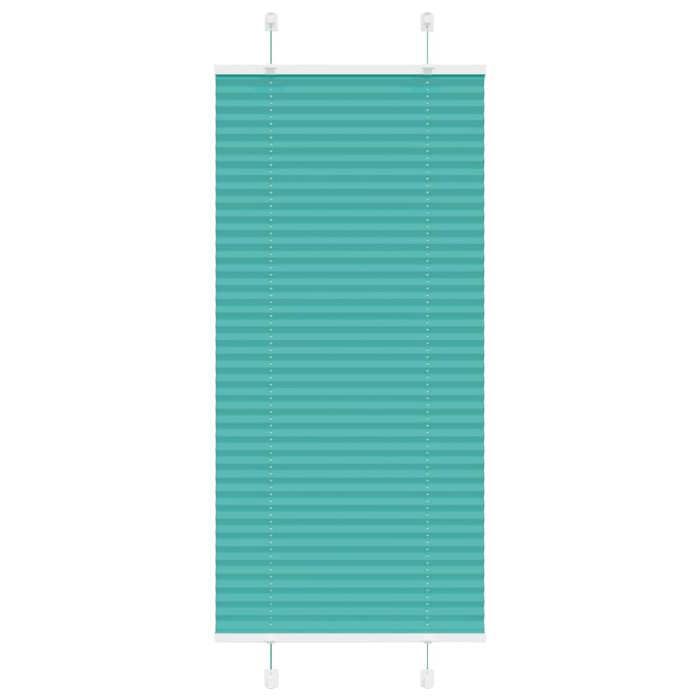 VidaXL Store plissé vert pétrole 65x150 cm largeur du tissu 64,4 cm, store plissé de fenêtre, store accordéon, store plissé 4015391