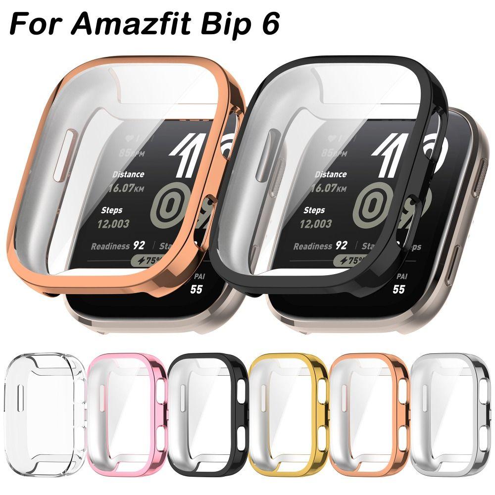 TPU Screen Protector Full Protection Cover Shell for Amazfit Bip 6 Smart Watch Accessories