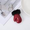 Winter Plush Glove Keychain: Leather, Stylish & Versatile Bag or Clothing Accessory