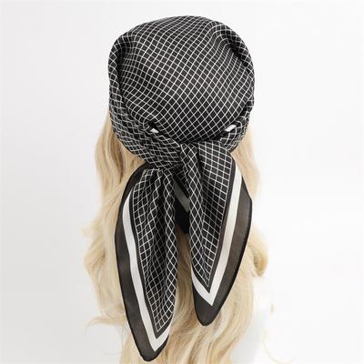 70 * 70cm New Silk Small Square Scarf For Women'S Neck Protection Professional Scarf Versatile Hair Tie Headscarf Scarf
