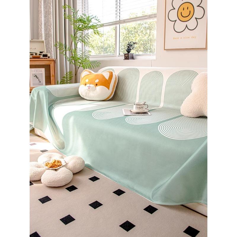 Summer Sofa Towel Sofa Blanket Cool Breathable Sofa Cover All-Inclusive Non-Slip Sofa Cover Cloth