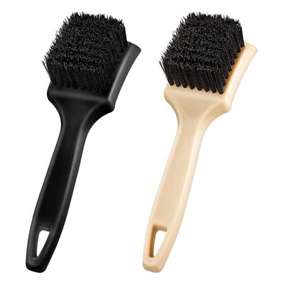 Swagell 2 Peças Escova para Estofamento de Carpete de Carro Escova para Roda e Pneu de Carro Escova de Detalhe de Carro Acessórios para Lavagem de Carro Escova de Esfregar