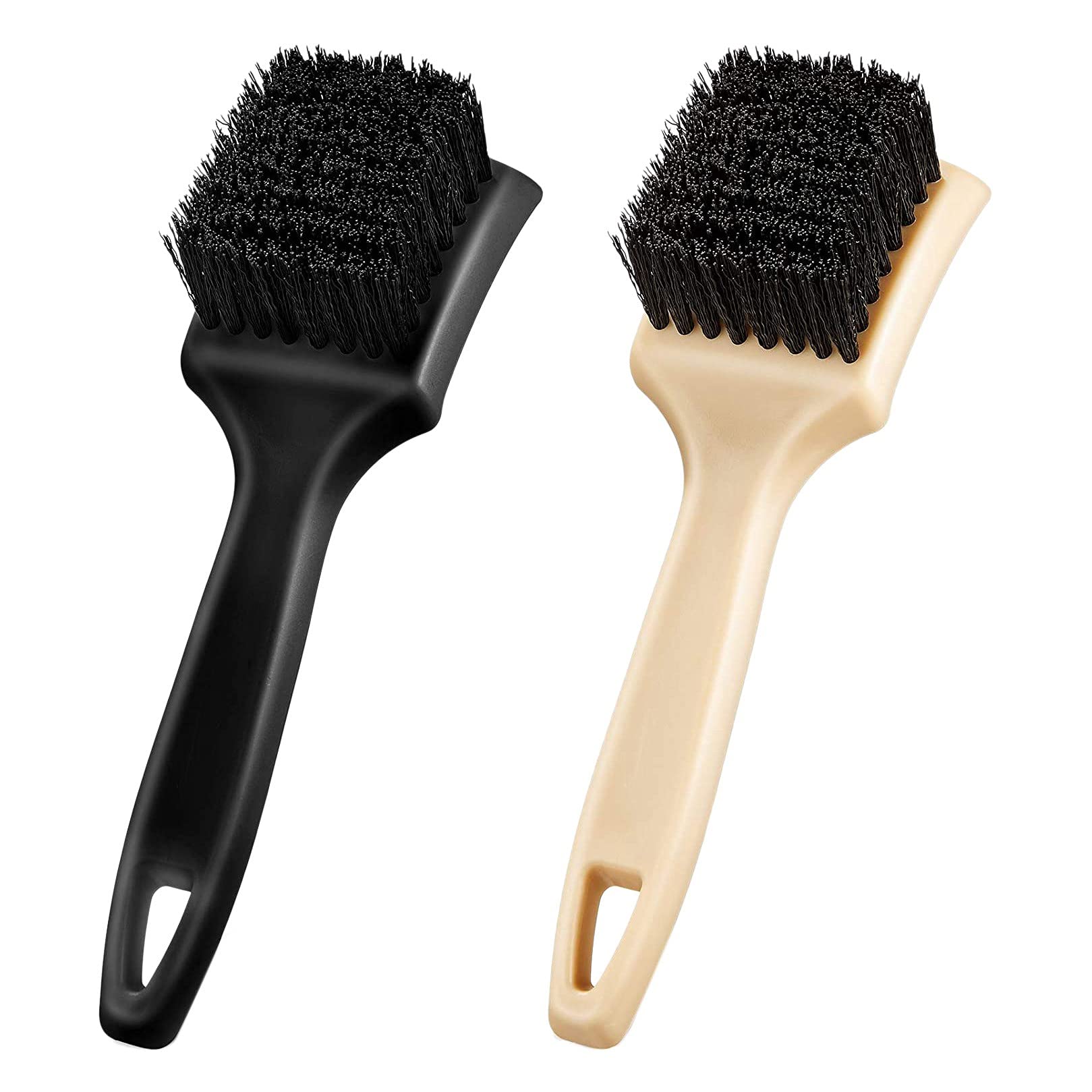 

Swagell 2Pcs Car Carpet Upholstery Brush Car Wheel and Tire Brush Car Detail Brush Car Wash Accessories Scrub Brush чёрный