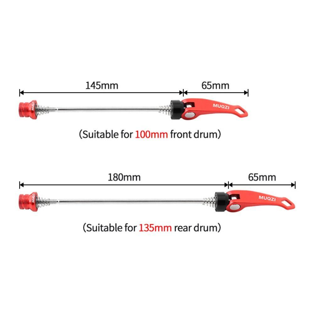 1 Pair Front Wheel 100mm Bike Quick Release Lever Hub Quick Release Lever Folding Bicycle