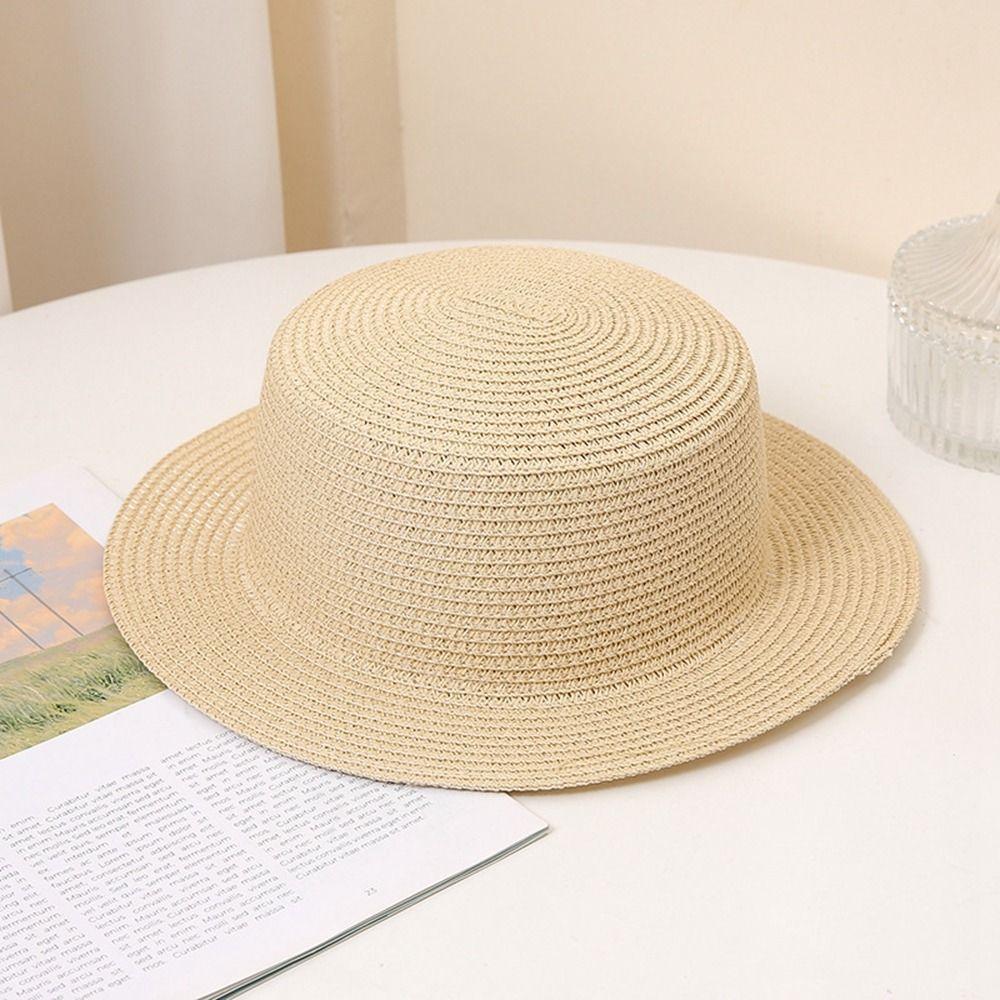 10 Farben Strohhut UV-Schutz Sonnenschutzhut Neu Strandsonnenhut Sommermode