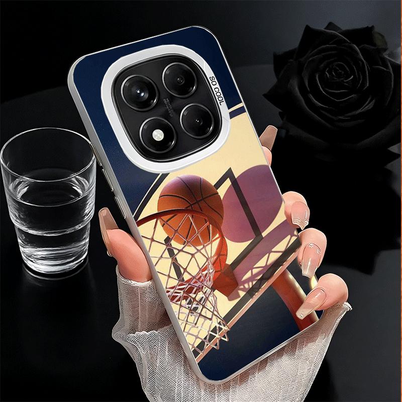 Basketball Basket Sports Soft Phone Case for Samsung Galaxy S24 S25 FE S26 Edge S23 Ultra S22 Plus S21 + Shockproof Cover Back S